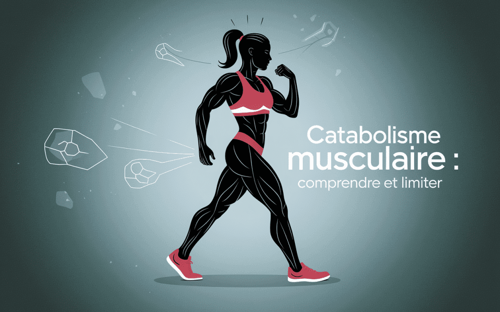 Illustration du processus de catabolisme musculaire
