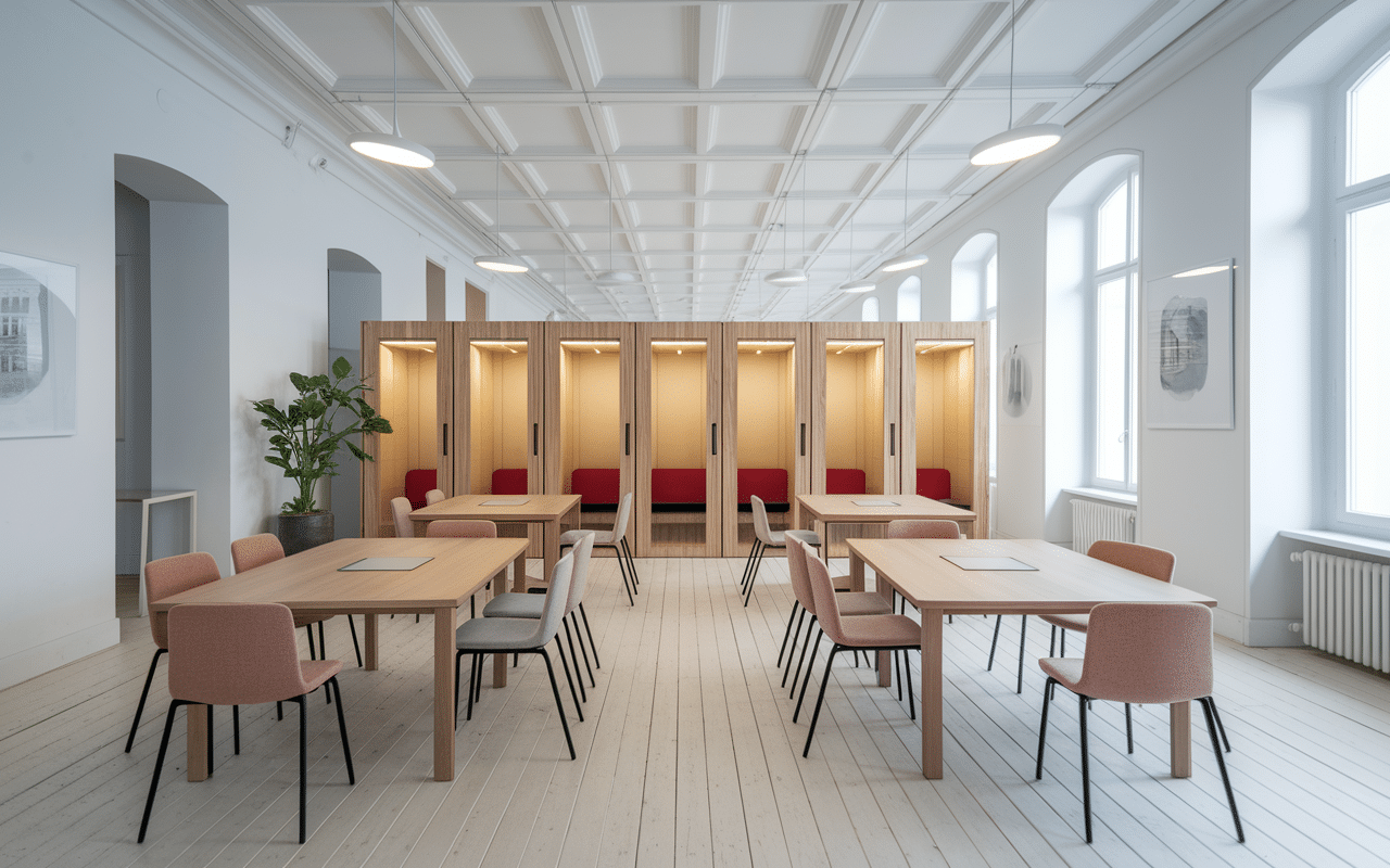 Espace coworking à Climbing District Saint-Lazare