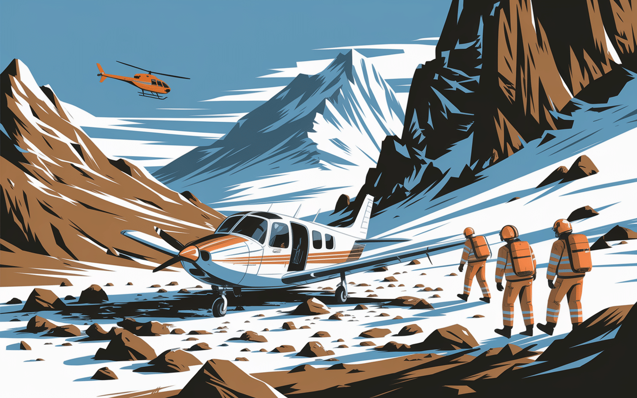 Découverte épave planeur Hautes Alpes