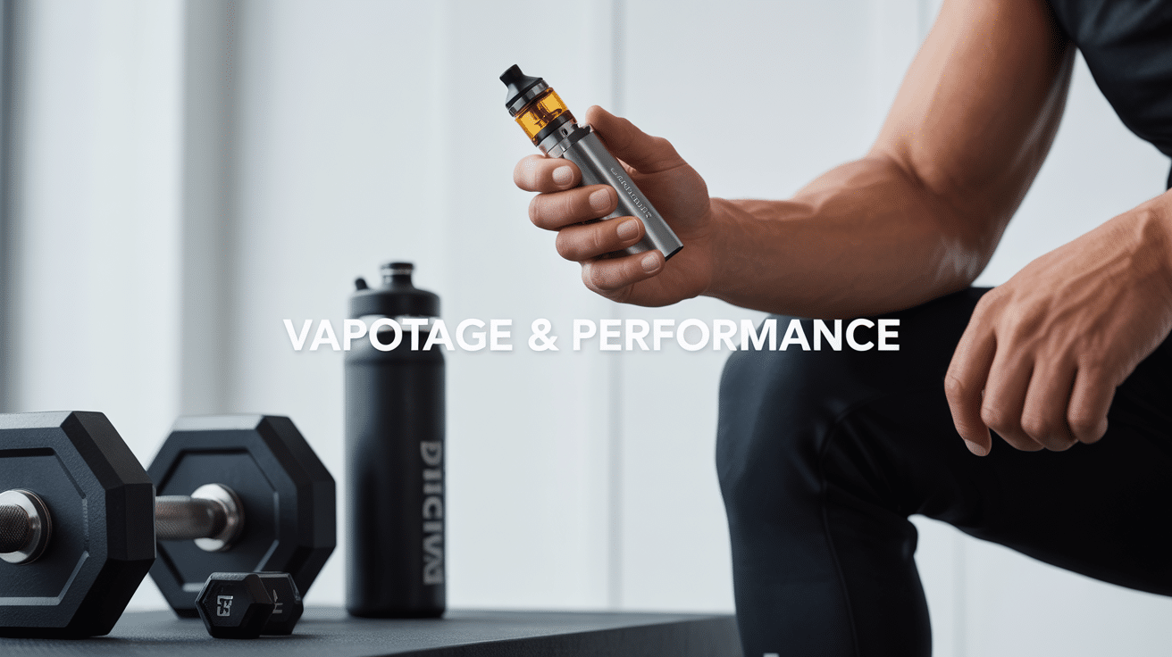 a person holding a vape pen