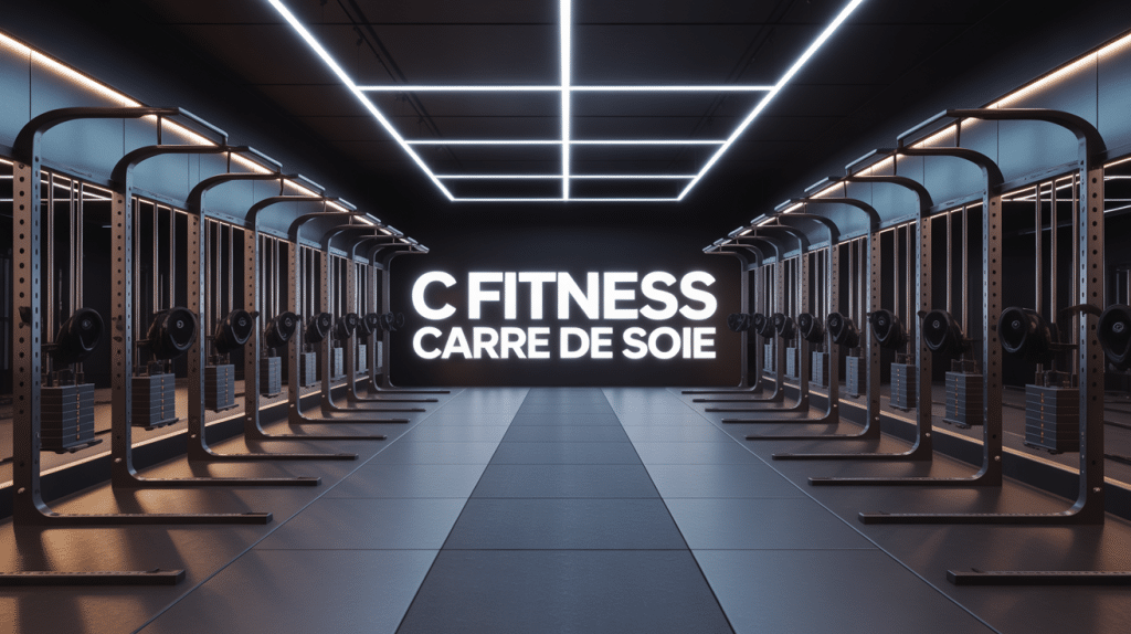c fitness carre de soie salle de sport equipements musculation