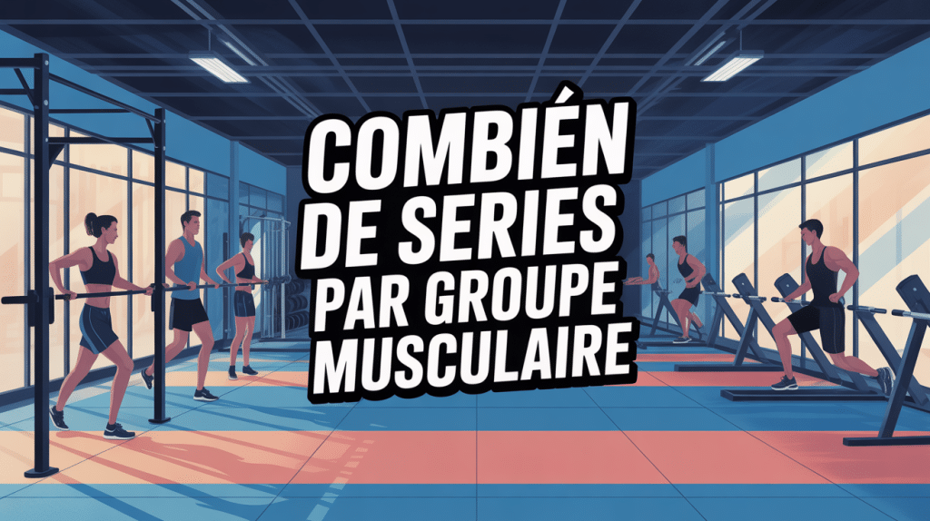 Combien de serie par groupe musculaire salle de sport illustration