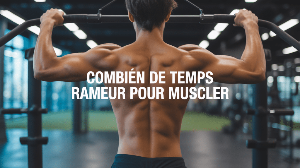 Combien de temps faire du rameur pour se muscler illustration motivante