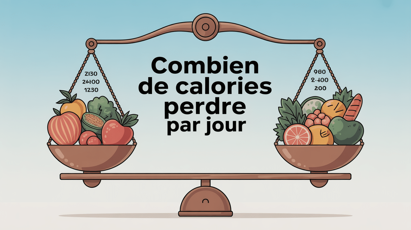 balance aliments et calories combien il faut perdre de calorie par jour