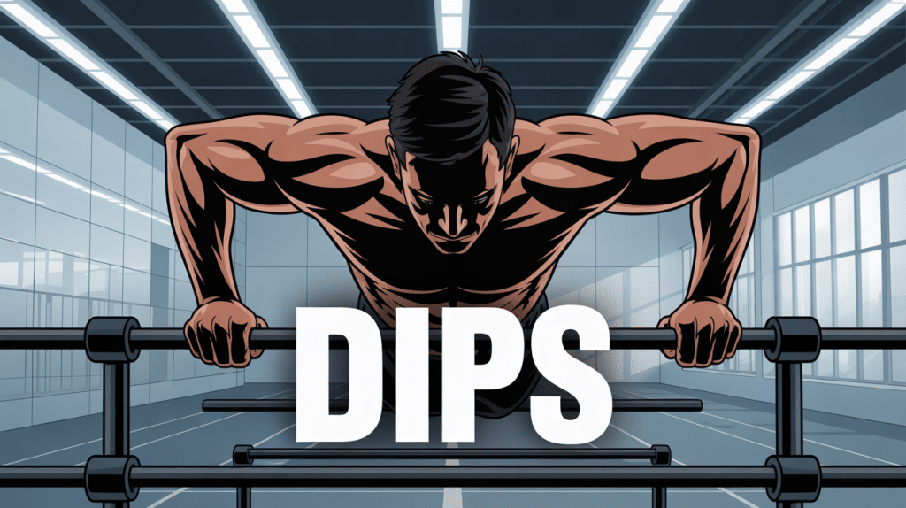 comment faire des dips athlète sur barres parallèles