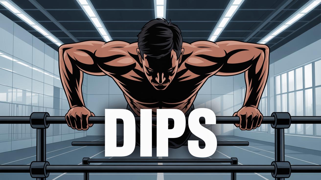 comment faire des dips athlète sur barres parallèles