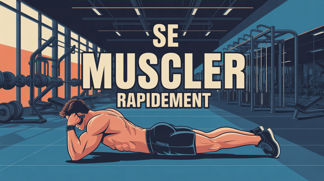 illustration comment rapidement se muscler développé couché