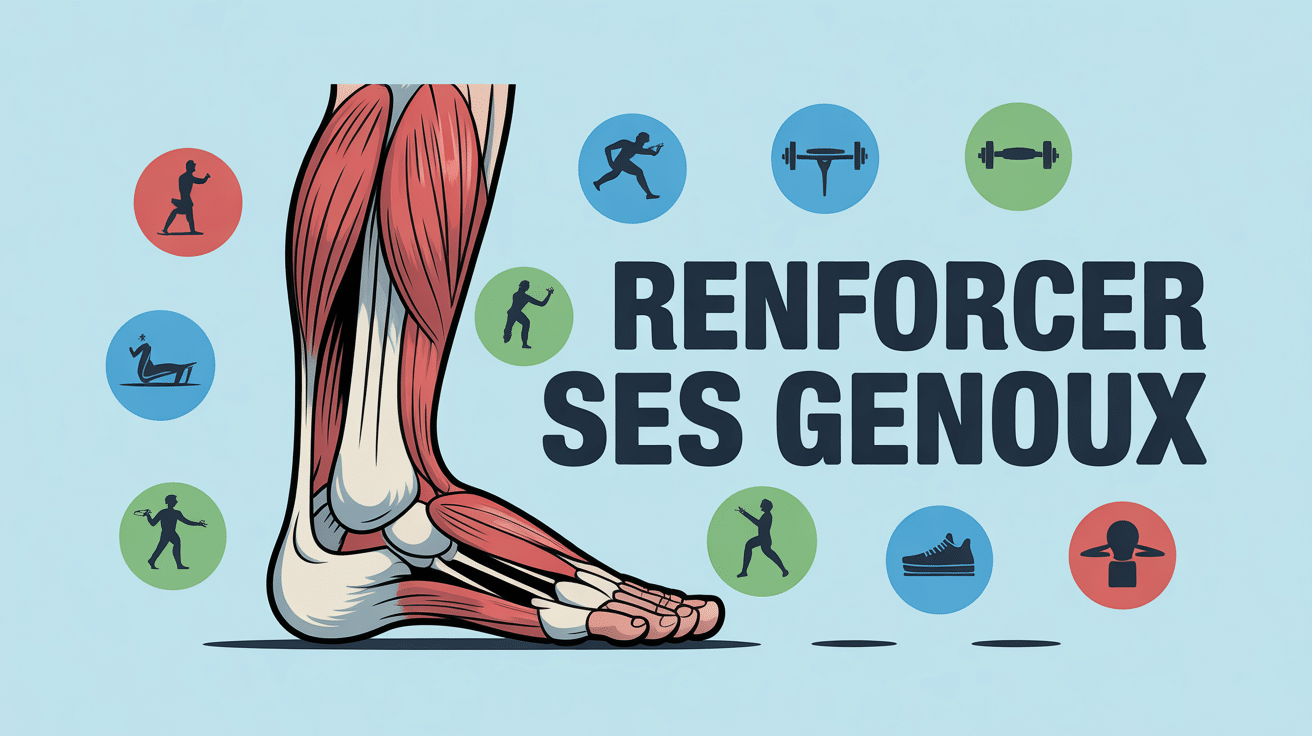 Comment renforcer ses genoux avec illustration anatomique sport