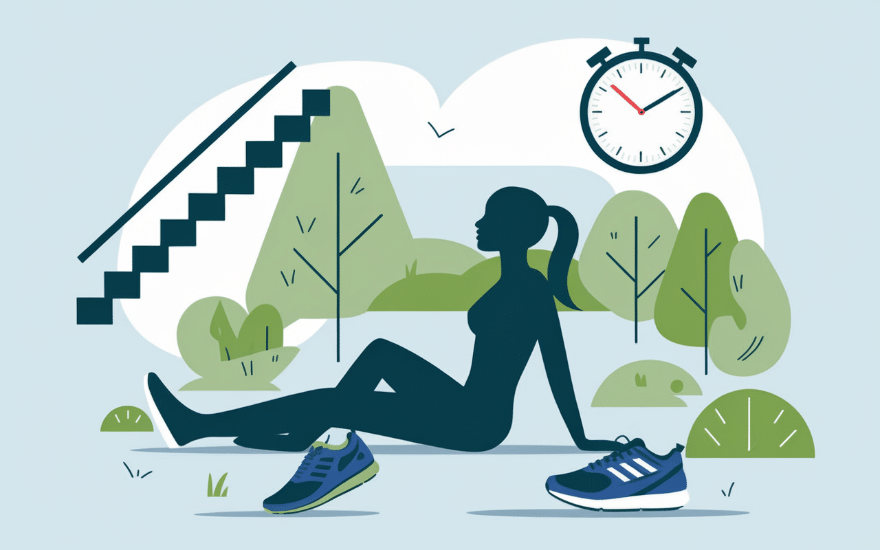 comment reprendre le sport illustration étirements pause