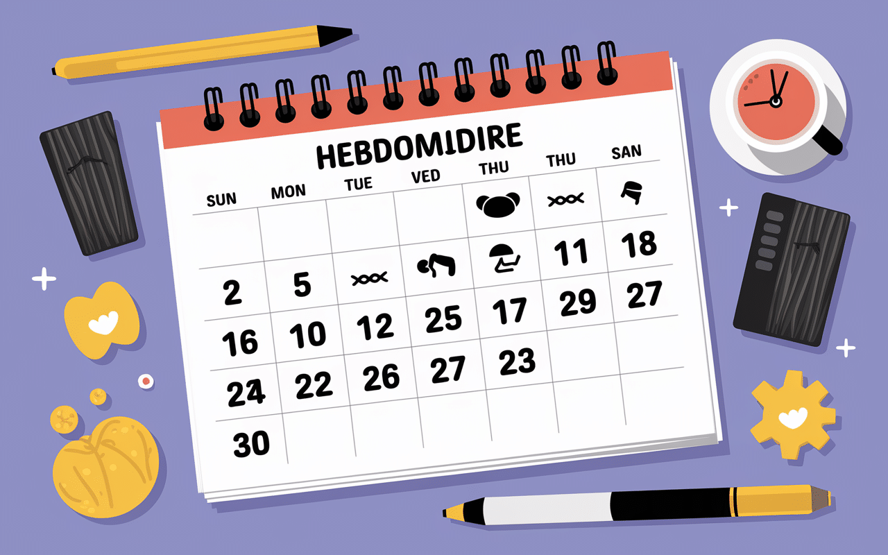 comment reprendre le sport planning hebdomadaire motivant