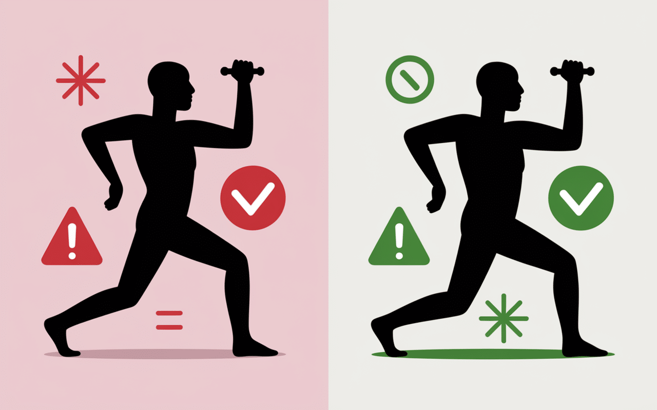 ecarte poulie vis a vis correction posture erreurs
