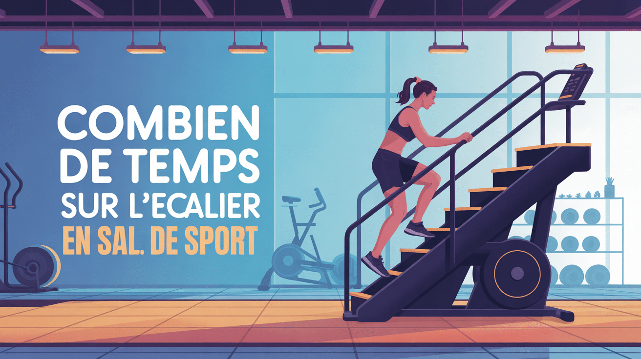 machine escalier salle de sport combien de temps entrainement