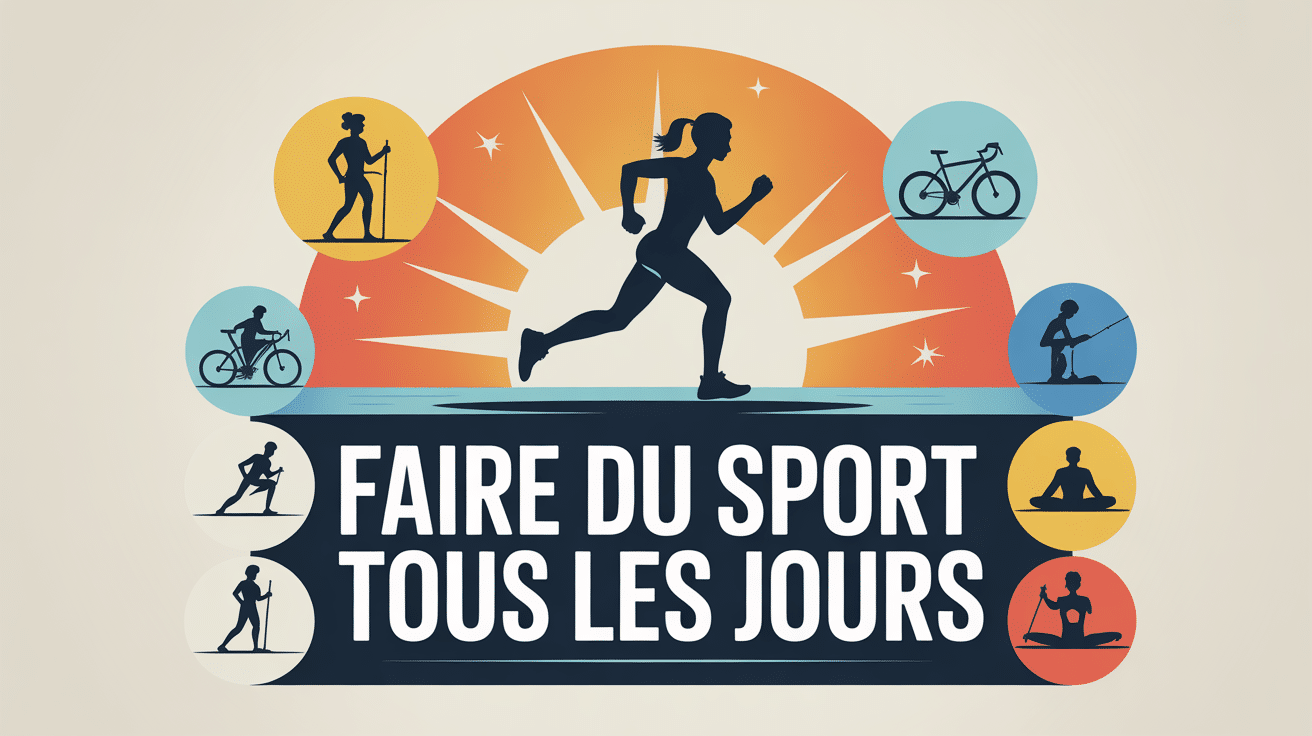 faire le sport tous les jours jogging matin icônes sports