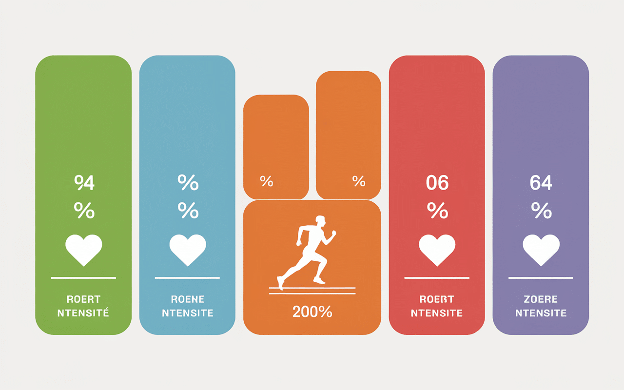 frequence cardiaque sportif tableau zones effort couleur