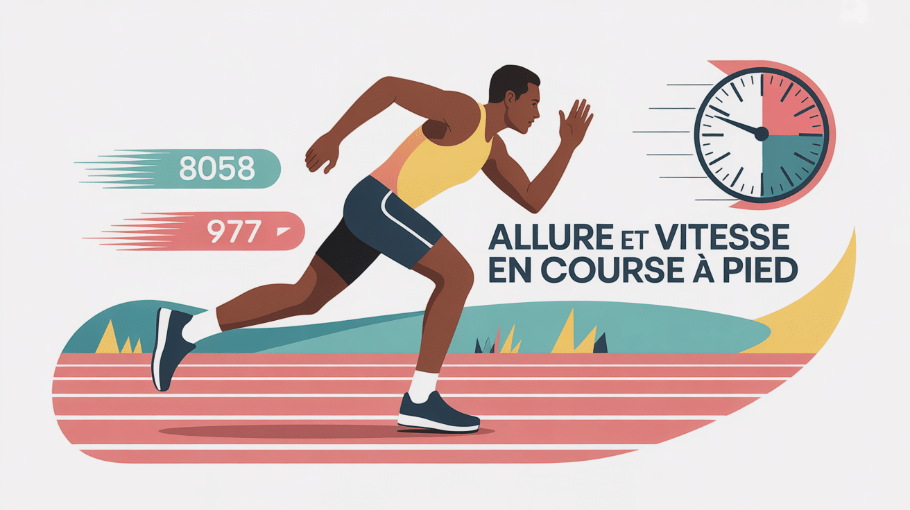 allure vitesse différence illustration course à pied