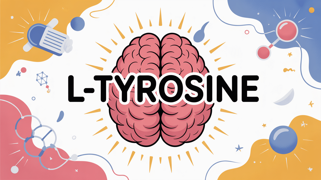 Amino acid l tyrosine illustration concentration performance mental well being