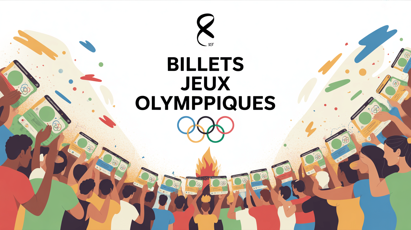 Illustration achat billets billetterie JO Jeux Olympiques