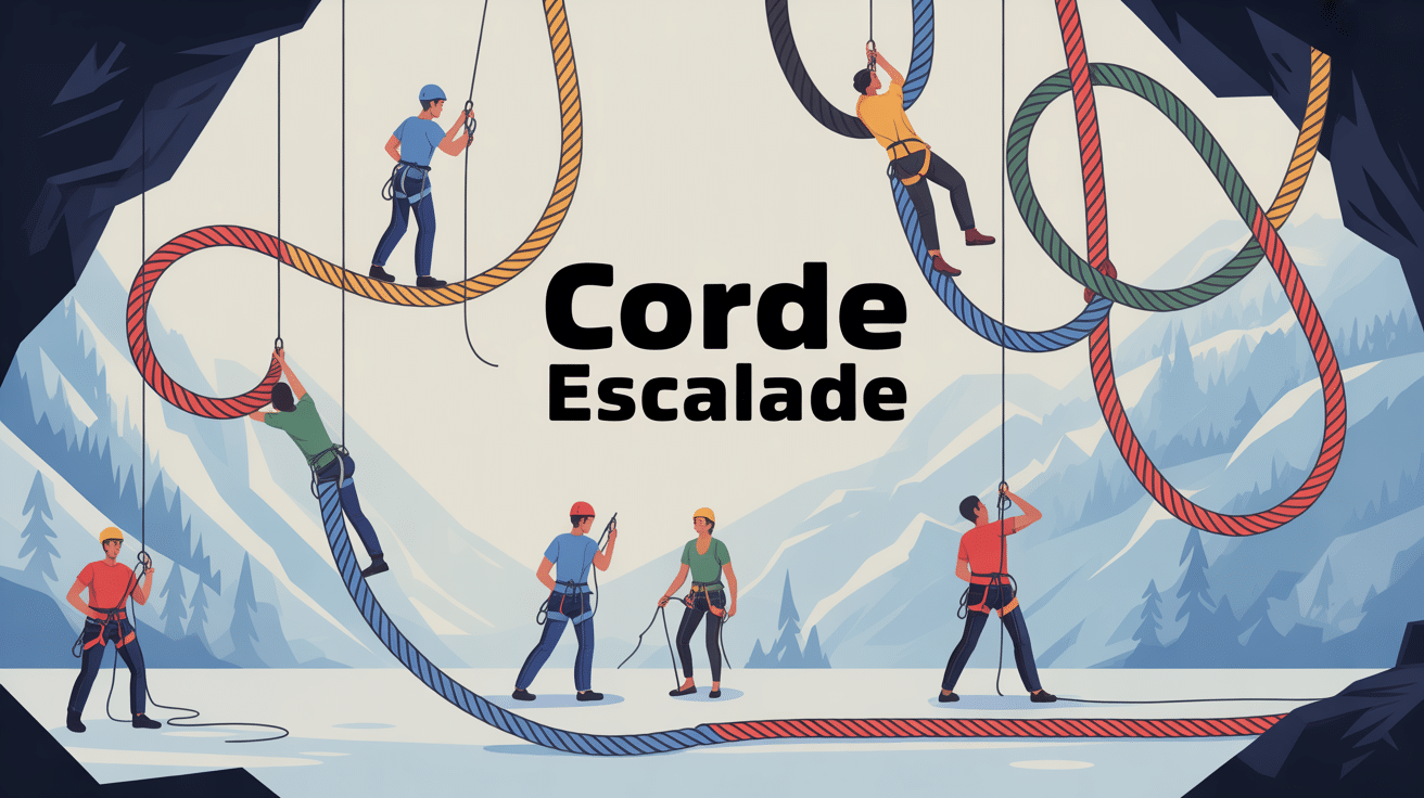 corde escalade différents types utilisation entretien