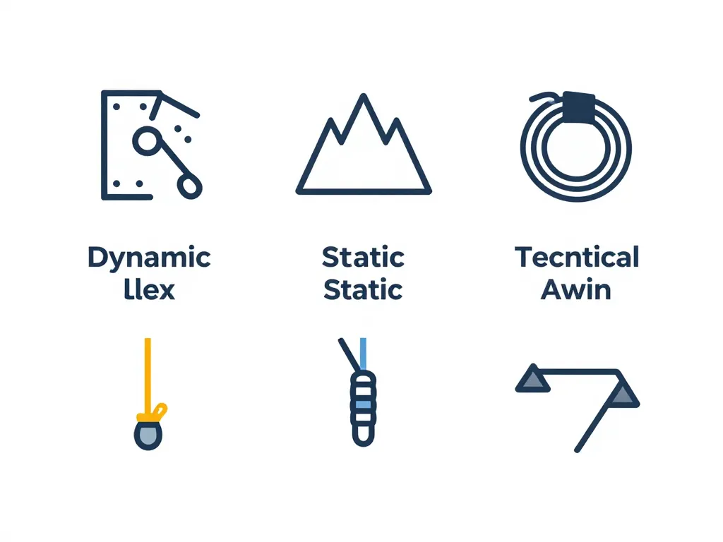 corde escalade dynamique statique jumelée