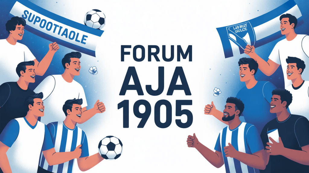 forum aja 1905 illustration communauté supporters