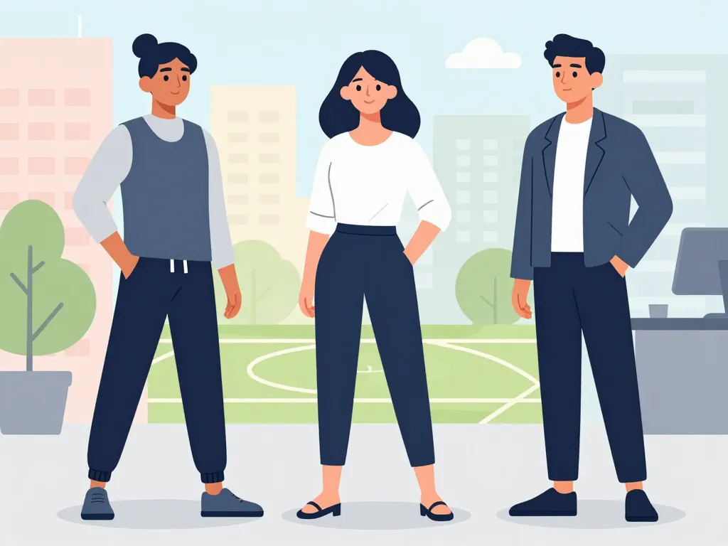 Idées de tenues jogger sport ville bureau