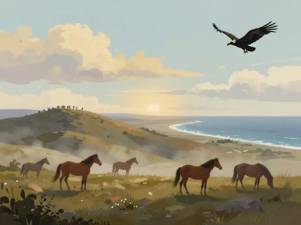 illustration panorama paysages faune météo randonnée la rhune