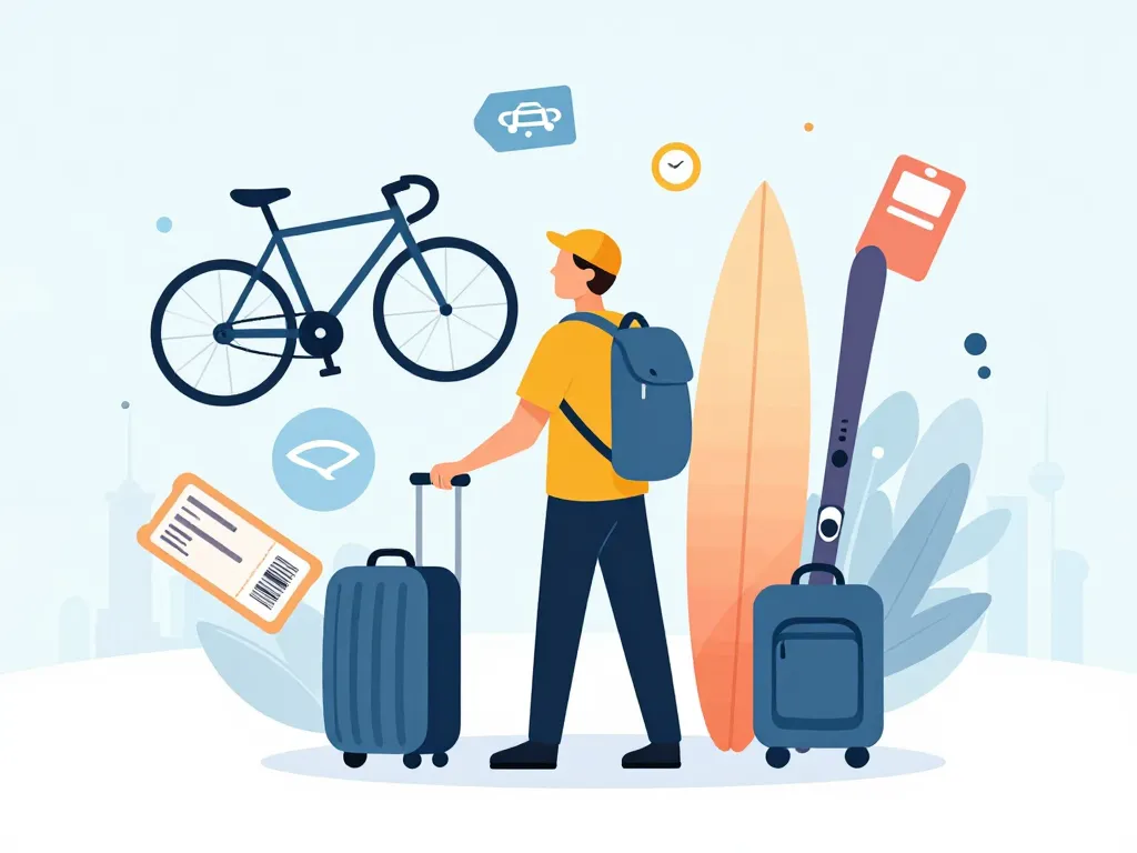 Sportrip organisation transport matériel sportif aéroport