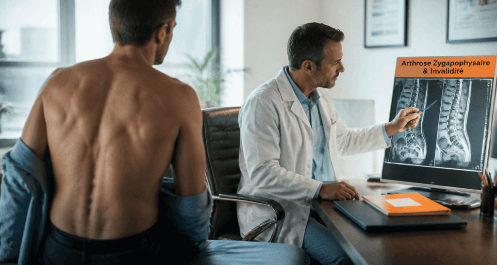 arthrose zygapophysaire et invalidité, consultation IRM
