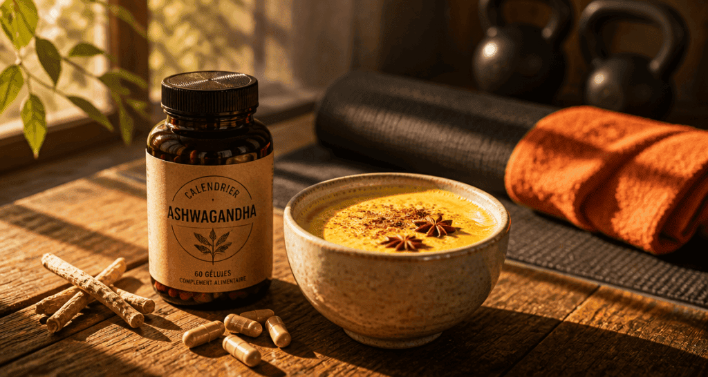 ashwagandha effet au bout de combien de temps flacon gélules moon milk