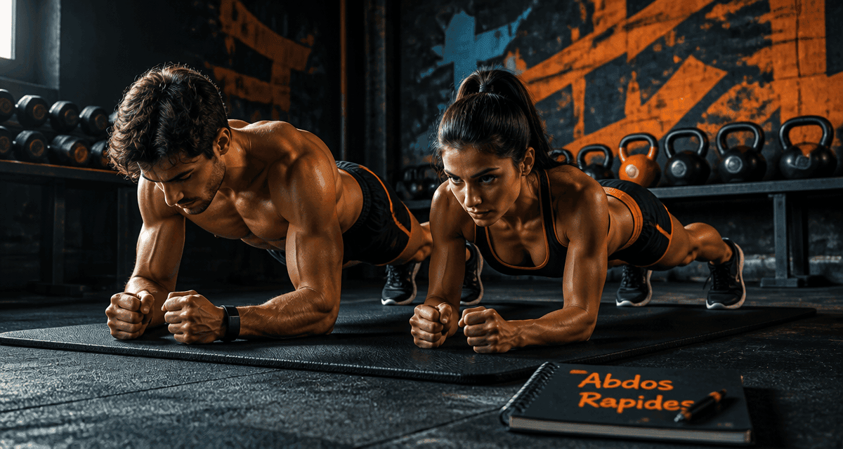 comment avoir des abdos rapidement gainage homme femme