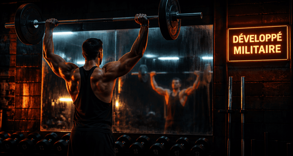 Developpe militaire muscles sollicites epaules triceps
