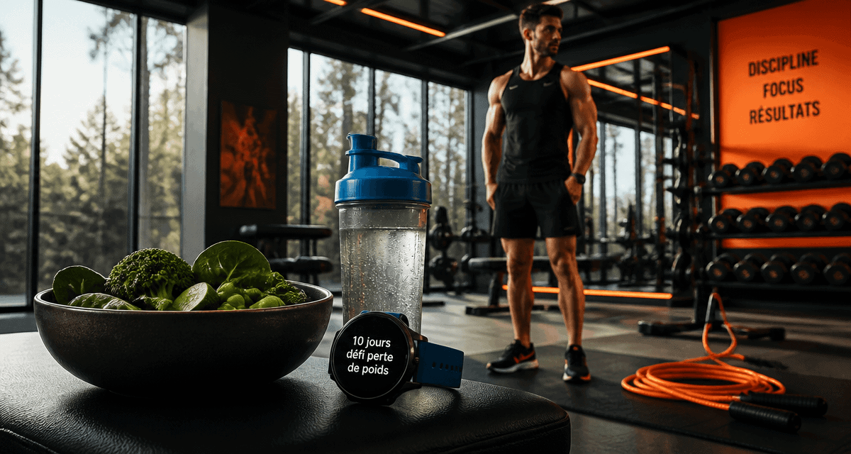 perdre 5 kg en 10 jours salle de gym défi