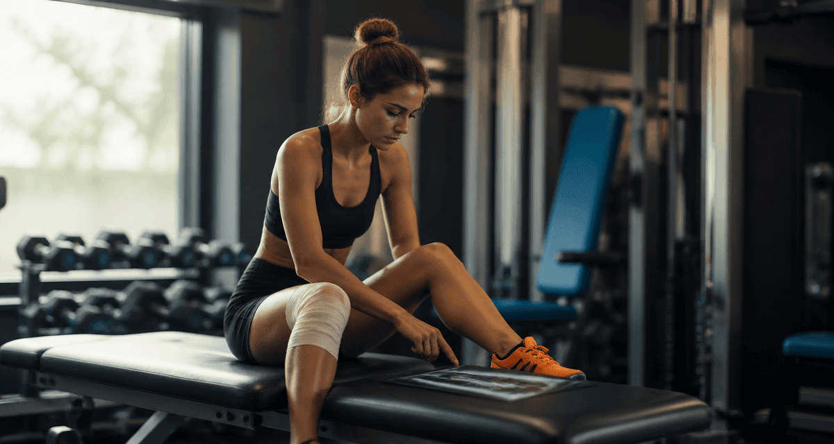 peut on travailler avec une fracture de fatigue femme jambe bandée