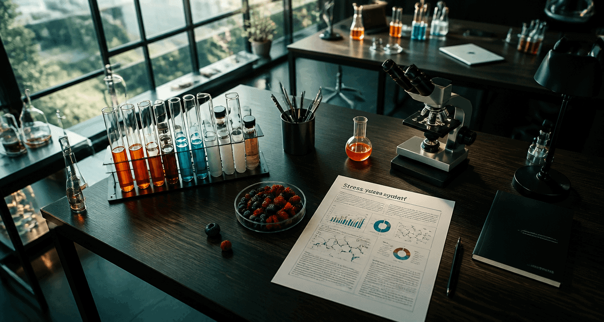 qu est ce que le stress oxydatif tubes fruits analyse