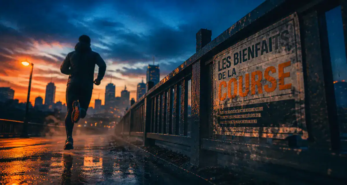 10 bienfaits de la course a pied silhouette sur pont urbain