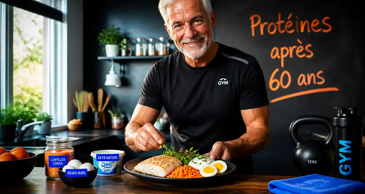 aliments riches en proteines pour personnes agees assiette colorée