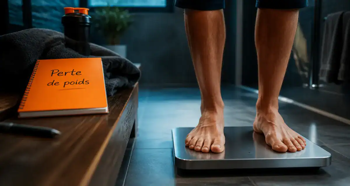 cause perte de poids homme sur balance