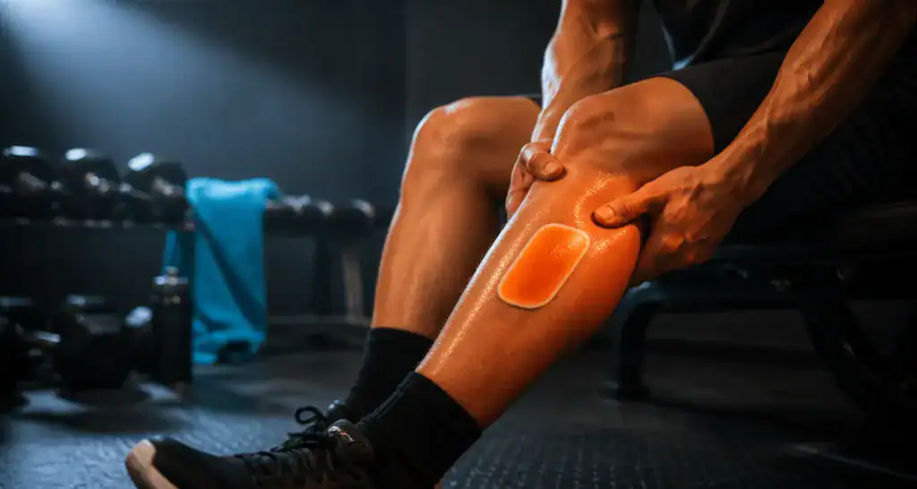 contracture au mollet que faire sportif masse mollet patch