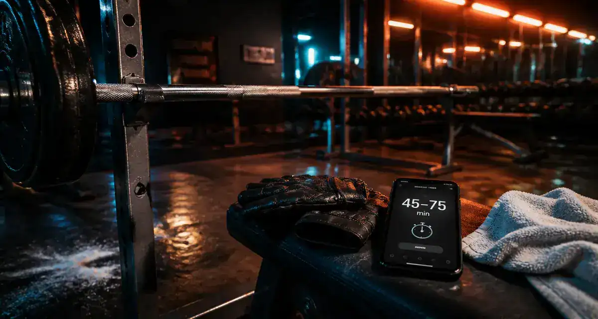 Durée séance musculation : 75 minutes pour optimiser vos gains