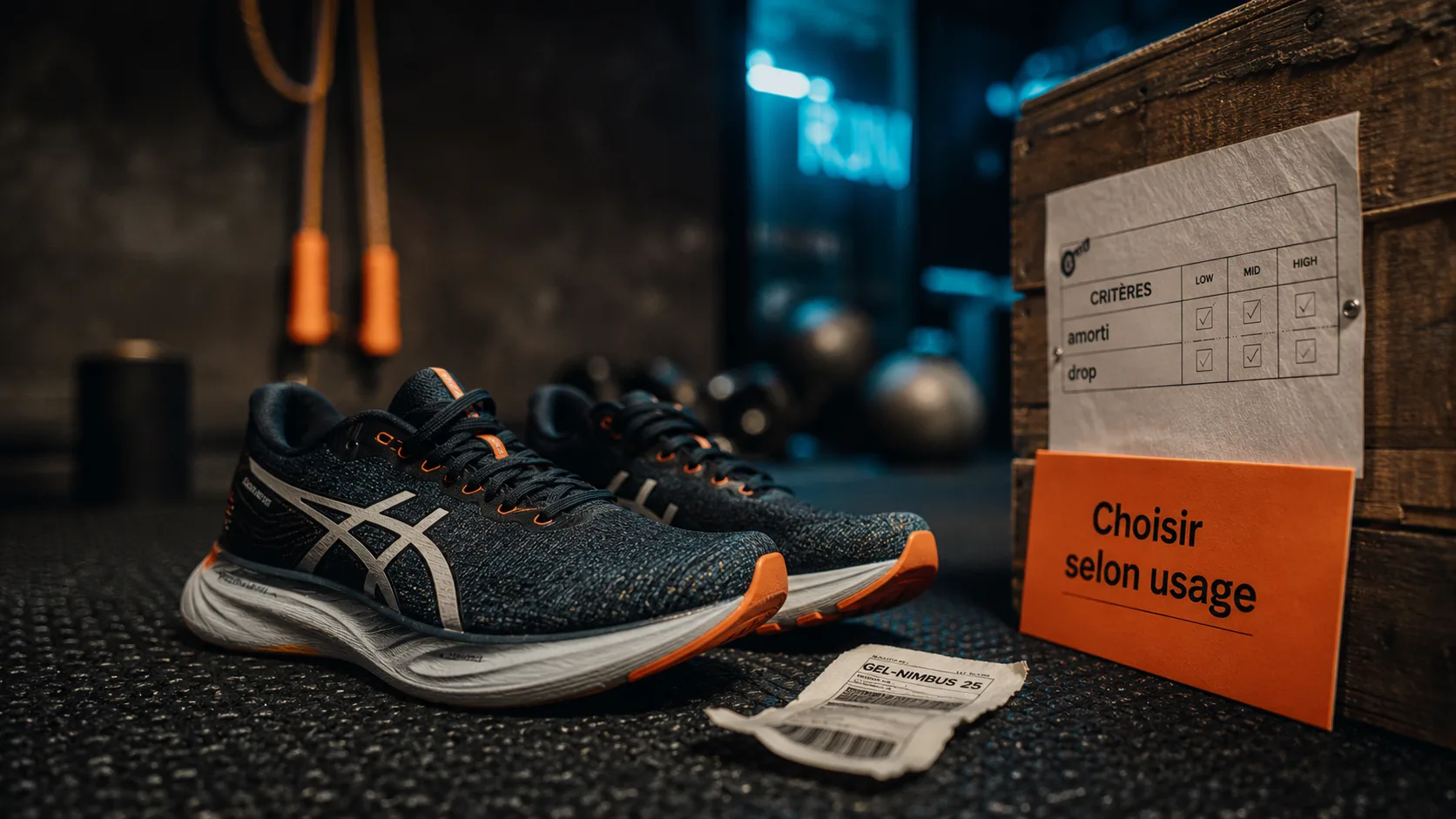 Meilleure chaussure running : amorti et drop selon l’usage réel