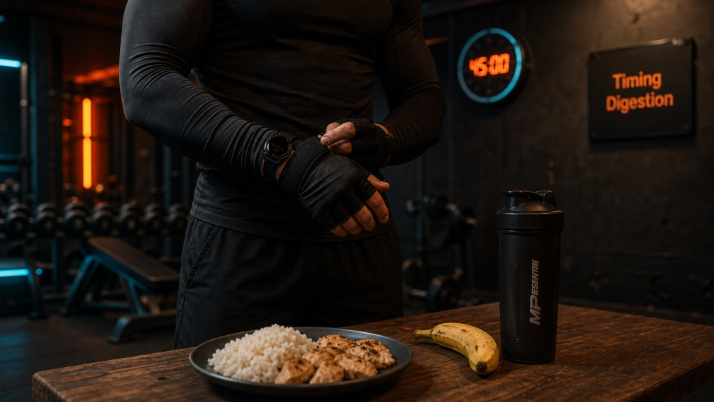 Muscu après manger : 1 à 3 heures d’attente selon le repas et la séance