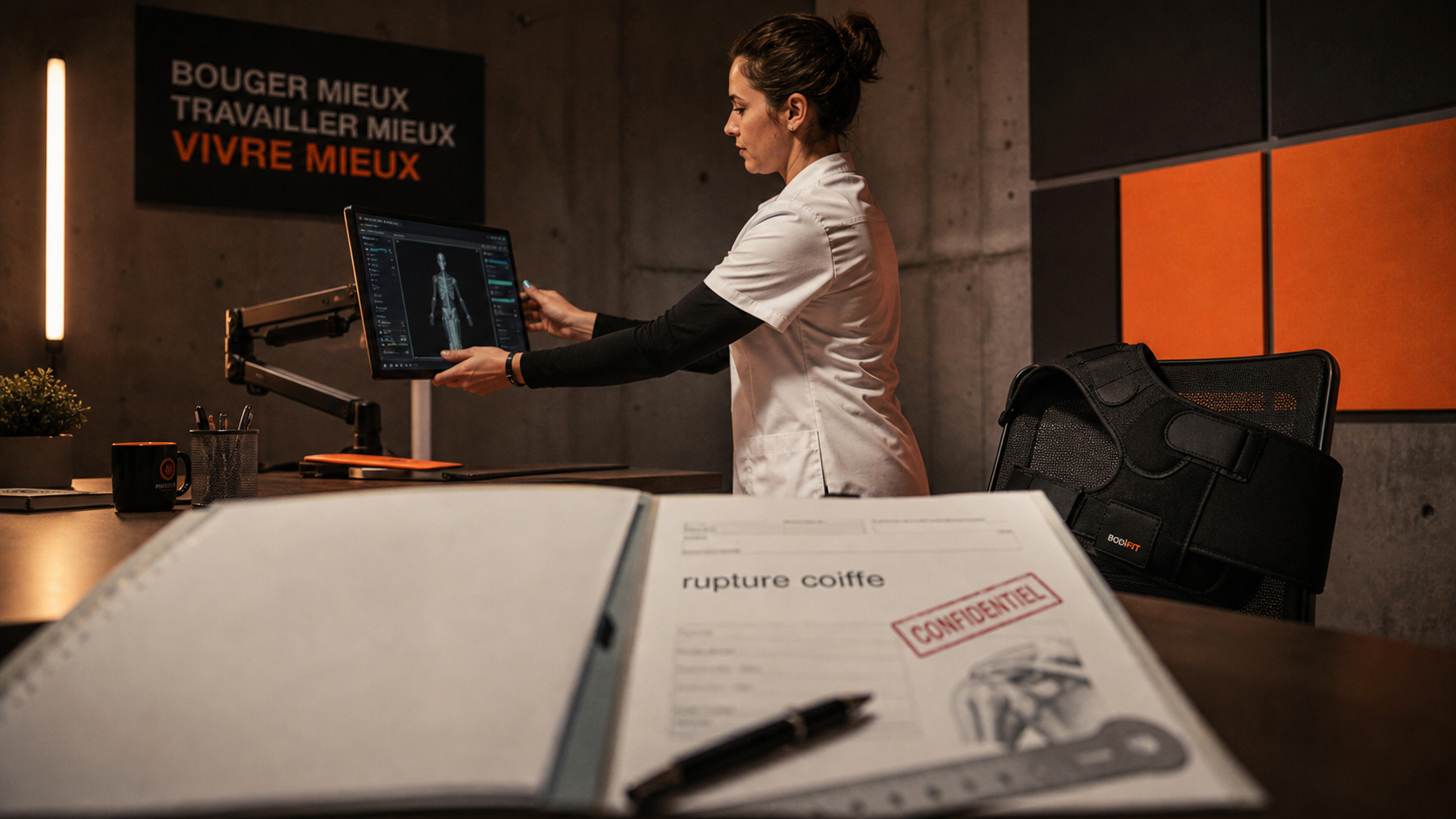 Peut on travailler avec une rupture de la coiffe : douleur, dossier médical et attelle d’épaule