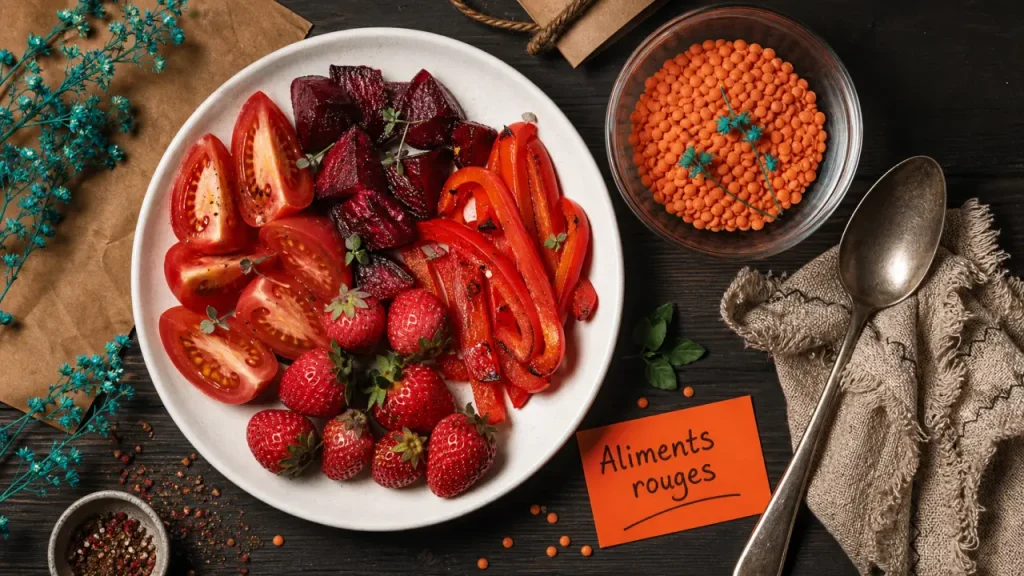 Aliment rouge : définition, familles et repères pour bien les choisir
