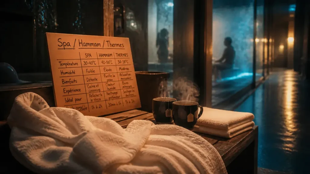 Spa, hammam, thermes ou thalasso : les différences à connaître avant de réserver