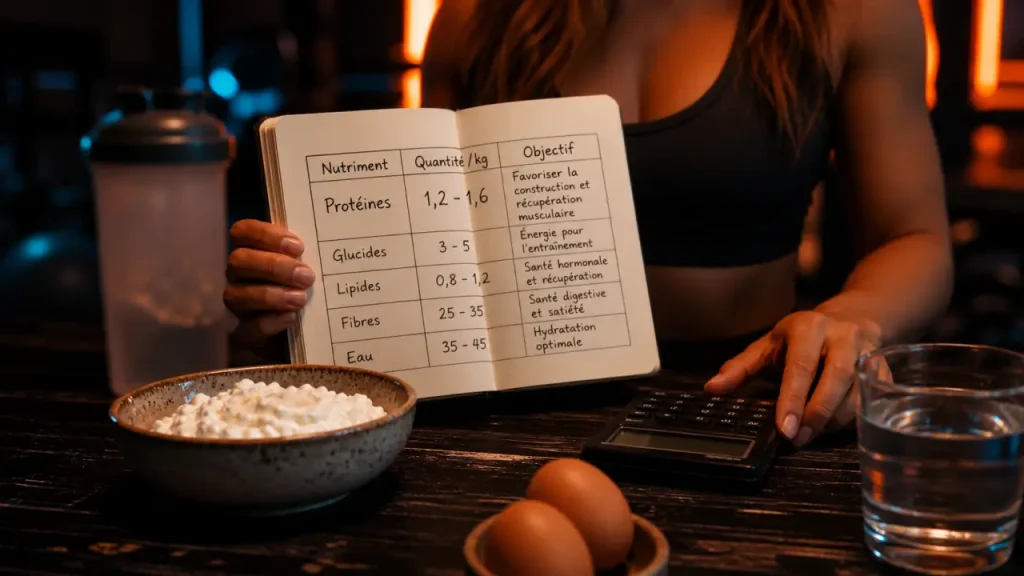 Maigrir sans perdre de muscle : la bonne quantité de protéines par jour pour une femme