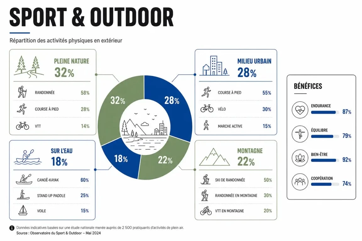 Sport & outdoor : panorama des activités en plein air, en nature et en ville