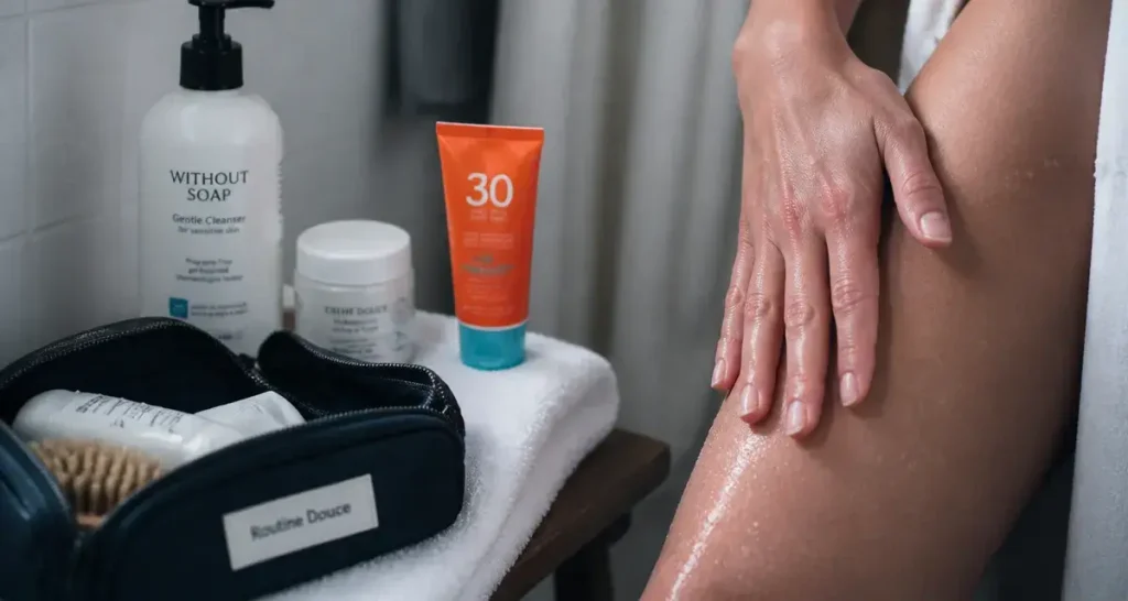 30 minutes, FPS 30 et gestes doux : prendre soin de son corps sans agresser sa peau