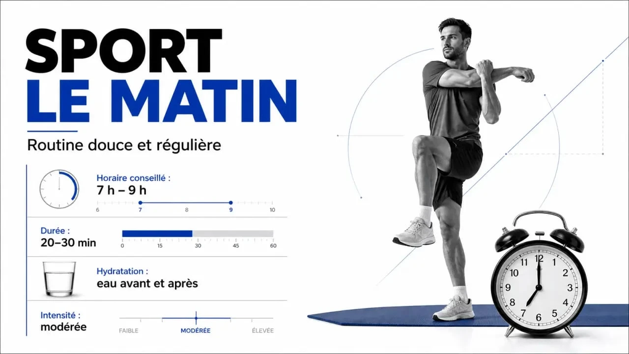 Sport le matin : routine d’échauffement, horaire conseillé et conseils pratiques