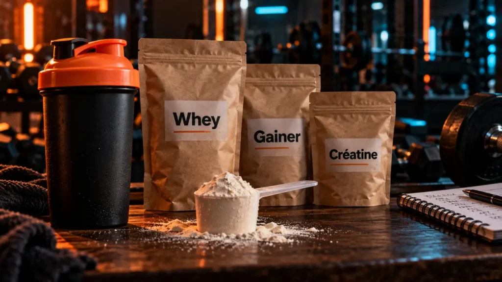 Quelle protéine pour prendre du muscle rapidement : whey, gainer ou alternative végétale ?