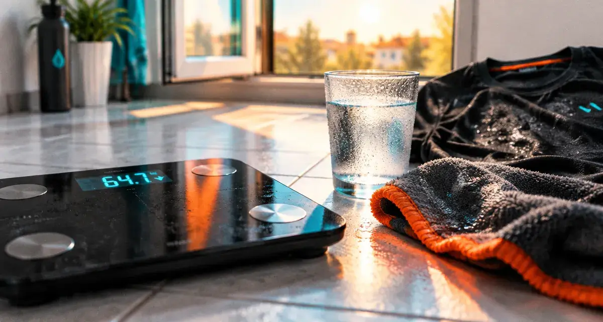 La chaleur fait elle maigrir : balance et eau perdue